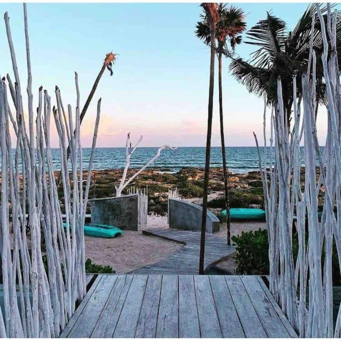 Tulum Beachfront Villa I'Ik By Casa Xuul Tulum Exterior foto
