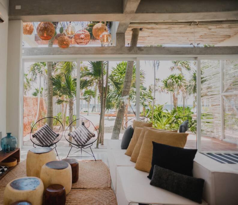 Tulum Beachfront Villa I'Ik By Casa Xuul Tulum Exterior foto