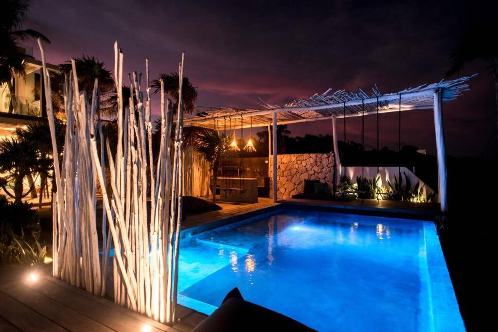 Tulum Beachfront Villa I'Ik By Casa Xuul Tulum Exterior foto